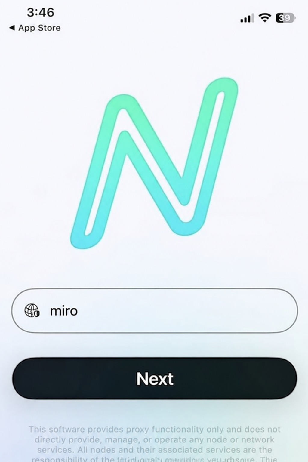 Nextin 添加服务页面